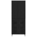 Highboard 2 pcs Artisan Egetræ Ingeniørtræ og glas