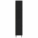 Highboard 2 pcs Sort eg Konstrueret træ