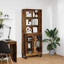 Highboard 2 pcs Gammelt træ Konstrueret træ