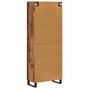 Highboard 2 pcs Gammelt træ Konstrueret træ