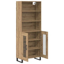 Highboard 2 pcs Artisan Egetræ Konstrueret træ