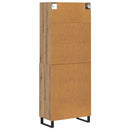 Highboard 2 pcs Artisan Egetræ Konstrueret træ