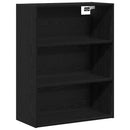 Highboard 2 pcs Sort eg Konstrueret træ