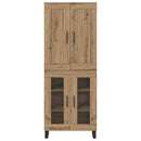 Highboard Artisan Egetræ 69,5 x 34 x 180 cm Konstrueret træ