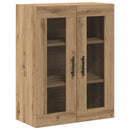 Highboard 2 pcs Artisan Egetræ Ingeniørtræ og glas
