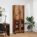 Highboard 2 pcs Gammelt træ 69,5 x 34 x 180 cm