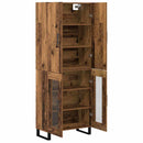 Highboard 2 pcs Gammelt træ 69,5 x 34 x 180 cm