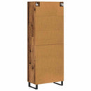 Highboard 2 pcs Gammelt træ 69,5 x 34 x 180 cm