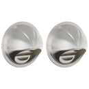 Luftventilationsdæk 2 pcs Sølv 80 mm Rustfrit stål