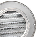 Luftventilationsdæk 8 pcs Sølv 80 mm Rustfrit stål