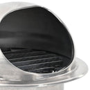 Luftventilationsdæk 2 pcs Sølv 100 mm Rustfrit stål