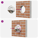 Luftventilationsdæk 2 pcs Sølv 100 mm Rustfrit stål