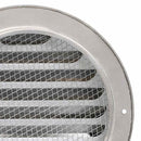 Luftventilationsdæk 8 pcs Sølv 200 mm Rustfrit stål