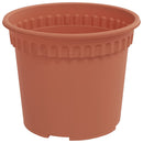 Rund Blomsterpotte 24 pcs Mursten Rød Ø 12,5 x 10 cm Plastik