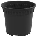 Rund Blomsterpotte 24 pcs Sort Ø 12,5 x 10 cm Plastik