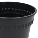 Rund Blomsterpotte 24 pcs Sort Ø 15 x 12 cm Plastik