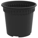 Rund Blomsterpotte 24 pcs Sort Ø 15 x 12 cm Plastik