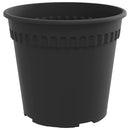 Rund Blomsterpotte 24 pcs Sort Ø 17 x 14 cm Plastik