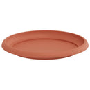 Rund Blomsterbakke 6 pcs Mursten Rød Ø 23,5 x 2,5 cm Plastik