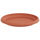 Rund Blomsterbakke 24 pcs Mursten Rød Ø 21,5 x 2,5 cm Plastik