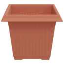 Firkantet Blomsterkrukke 6 pcs Mursten Rød 20 x 20 x 16 cm
