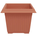 Firkantet Blomsterkrukke 6 pcs Mursten Rød 23 x 23 x 17,5 cm
