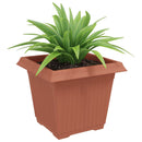 Firkantet Blomsterkrukke 6 pcs Mursten Rød 28,5 x 28,5 x 22 cm