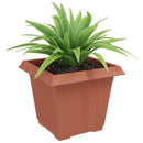 Firkantet Blomsterkrukke 6 pcs Mursten Rød 33 x 33 x 26 cm
