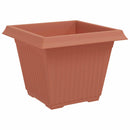 Firkantet Blomsterkrukke 6 pcs Mursten Rød 43 x 43 x 33,5 cm