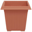 Firkantet Blomsterkrukke 24 pcs Mursten Rød 16 x 16 x 14 cm