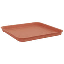 Firkantet Blomsterbakke 6 pcs Mursten Rød 32 x 32 x 2,5 cm