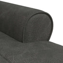 Chaise Lounge med pude Sort 91 x 157 x 91 cm Faux læder