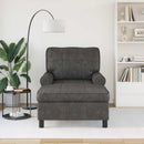 Chaise Lounge med pude Sort 91 x 157 x 91 cm Faux læder