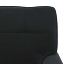 Chaise Lounge med pude Sort 91 x 157 x 91 cm Fløjl