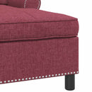 Chaise Lounge med pude Vinrød 91 x 157 x 91 cm Stof