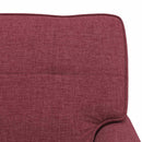Chaise Lounge med pude Vinrød 91 x 157 x 91 cm Stof