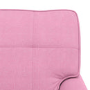 Chaise Lounge med pude Lyserød 91 x 157 x 91 cm Stof