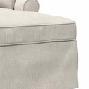 Chaise lounge med volant Cremefarvet 157 x 91 x 91 cm ARES