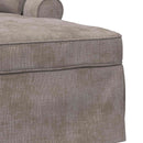 Chaise lounge med volant Sandfarvet 157 x 91 x 91 cm ARES
