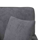 Chaise lounge med volant Mørkegrå 157 x 91 x 91 cm ARES