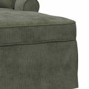 Chaise lounge med volant med pude Grøn 157 x 91 x 91 cm ARES