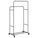 Tøjstativ Ensfarvet Sort 80 x 53 x 156 cm
