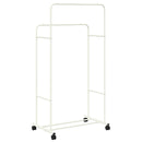 Tøjstativ Ensfarvet Hvid 80 x 53 x 156 cm