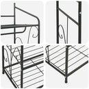 Åben Garderobe Ensfarvet 2 pcs 78 x 36 x 158 cm