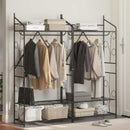 Åben Garderobe Ensfarvet 2 pcs 78 x 36 x 158 cm