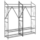 Åben Garderobe Ensfarvet 2 pcs 78 x 36 x 158 cm