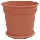 Plantepotter 6 pcs Mursten Rød Ø 19 x 16 cm Plastik