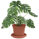 Plantepotter 24 pcs Mursten Rød Ø 12,5 x 10 cm Plastik