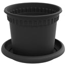 Plantepotter 24 pcs Sort Ø 12,5 x 10 cm Plastik