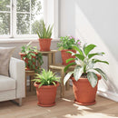 Plantepotter 6 pcs Mursten Rød Ø 30 x 25 cm Plastik